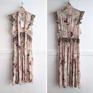 NWT Anthropologie Kachel Sedona Sunrise Maxi Dress